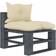 vidaXL Pallet Middle Modulsoffa