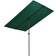 vidaXL Parasol d'Extérieur Avec Mât en Aluminium 180x110 cm Bordeaux Rouge 130cm