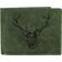 Greenburry Vintage Hunting Stag Landscape Leather Wallet - Olive