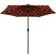 vidaXL Parasol with LED 47359