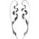 Jane Kønig Ringlet Earrings - Silver