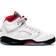 Nike Air Jordan 5 Retro GS - True White/Black/Metallic Silver/Fire Red