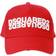 DSquared2 Mirrored Logo Embroidered Baseball Cap - Red