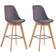 CLP Metz Velvet Tabouret de bar 112cm 2pcs