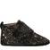 En Fant Velcro Slippers - Black Glitter