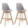 CLP Cannes Polyester 2-pack Sgabello da bar 112cm 2pcs