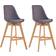 CLP Cannes Velvet 2-pack Tabouret de bar 112cm 2pcs