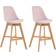 CLP Cannes Velvet 2-pack Tabouret de bar 112cm 2pcs