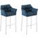 CLP Damaso Polyester 2-pack Bar Stool 110cm 2pcs