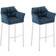 CLP Damaso Polyester 2-pack Sgabello da bar 110cm 2pcs