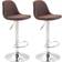CLP Kiel Polyester Bar Stool 115cm 2pcs