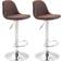 CLP Kiel Polyester Tabouret de bar 115cm 2pcs