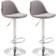 CLP Kiel Polyester Tabouret de bar 115cm 2pcs