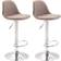 CLP Kiel Polyester Bar Stool 115cm 2pcs