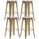 CLP Joshua Tabouret de bar 77cm 4pcs