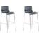 CLP Hoover Plastic Bar Stool 100cm 2pcs