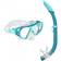 Aqualung Set Snorkeling Urchin Verde Blu Bambino Blu/Verde