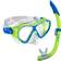 Aqualung Set Snorkeling Urchin Verde Blu Bambino Blu/Verde