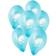 Folat Latex Ballon Writable Baby Boy Blue/White 6-pack