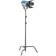 Avenger Pied C-Stand noir 3 m avec base tortue amovible