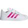 adidas Kid's VL Court 2.0 - Cloud White/Shock Pink/Cloud White