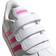 adidas Kid's VL Court 2.0 - Cloud White/Shock Pink/Cloud White