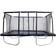 Bestplay Square Trampoline 447x280cm + Safety Net + Ladder