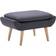 vidaXL 246989 Fodskammel 42cm