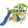 Wickey Loft Bed with Slide Wickey CrAzY Hutty 265x224cm