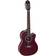 Ortega RCE138 4/4 Stained Red Chitarra Classica per Concerto con Preamplificatore