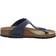 Birkenstock Gizeh Birko-Flor Nubuck - Blauw