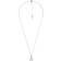 Michael Kors Custom Logo Starter Necklace - Silver/Transparent