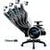 Diablo X-One 2.0 Normal Size Gaming Chair - Black/Blue