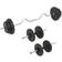 vidaXL Barbell and Dumbbells Set 30kg