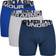 Under Armour Charged Cotton 6" Boxerjock 3-pack - Royal/Academy/Mod Gray Medium Heather