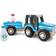 New Classic Toys tracteur Little Driver24 cm bois bleu 4 pièces