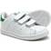 adidas Kid's Stan Smith Strap - Ftwr White Ftwr White/Green