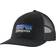 Patagonia P-6 Logo LoPro Trucker Hat - Black