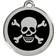 Red Dingo Enamel Skull & Bones Large