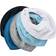 Pippi Baby Bandana Bib 5-pack Light Dusty Blue