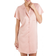 Camille Luxurious Knee Length Satin Nightshirt - Light Pink