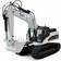 Amewi G704E Volledig metalen graafmachine 1:14 RTR Wit