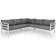 Brafab Weldon Loungeset, Bord inkl. 3 Soffor