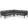 Brafab Weldon Loungeset, Bord inkl. 3 Soffor