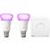 Philips Hue White and Colour Ambience LED Lamp 10W B22 2-pack Starter Kit