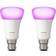 Philips Hue White and Colour Ambience LED Lamp 10W B22 2-pack Starter Kit