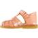 Angulus Sandal With Heart Detail And V Peach Unisex Naranja