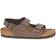 Birkenstock Milano Birkibuc With An Ankle Strap - Mocha