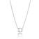 Gynning Jewelry Bricks Explosion Mini Necklace - Silver/Transparent