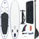 vidaXL Paddleboard Set with Accessories Inflatable Paddleboard Black and White